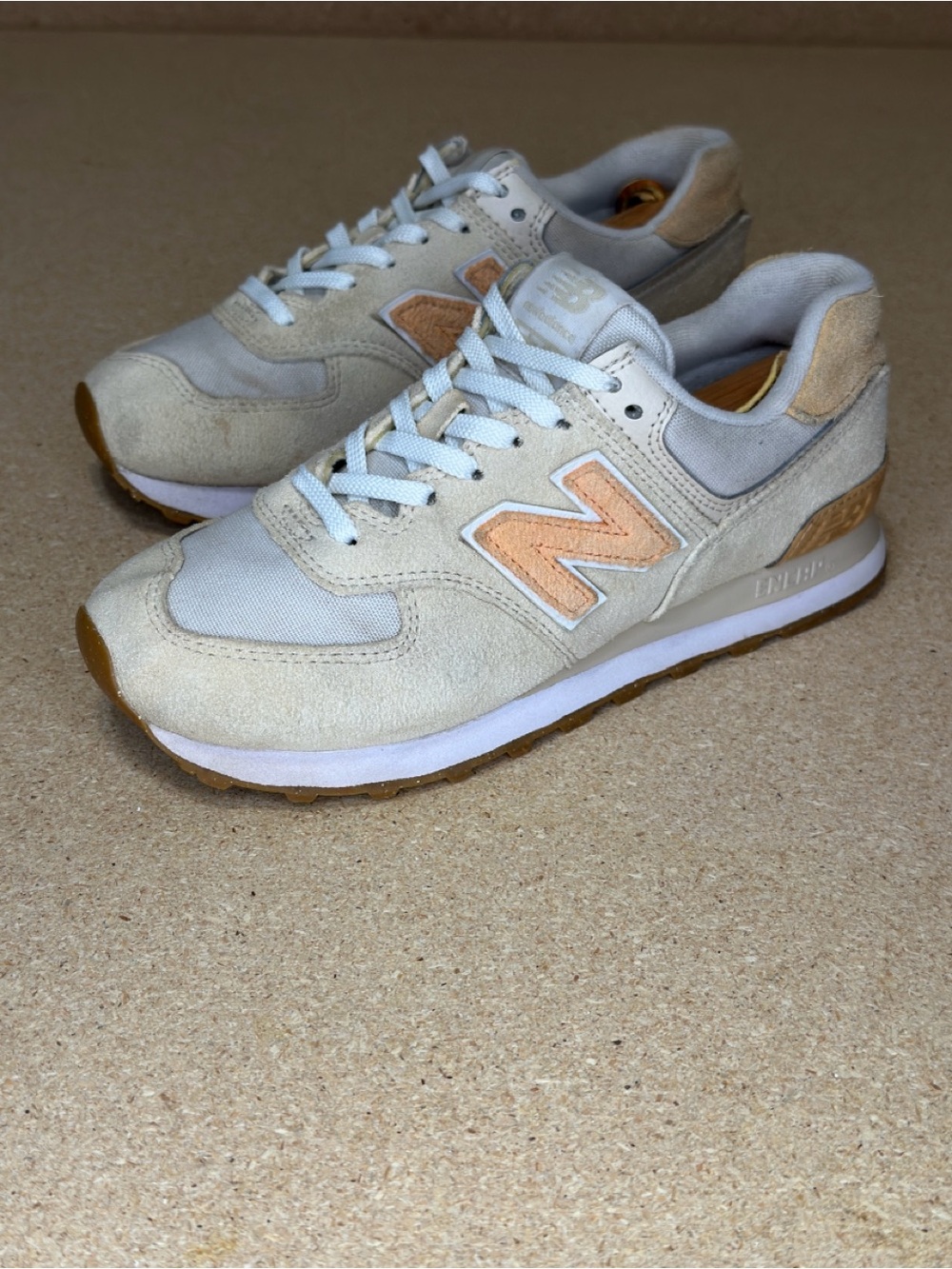 New Balance 574 Calm Taupe Nimbus Cloud Women’s 6.5 WL574RD2 Sneakers